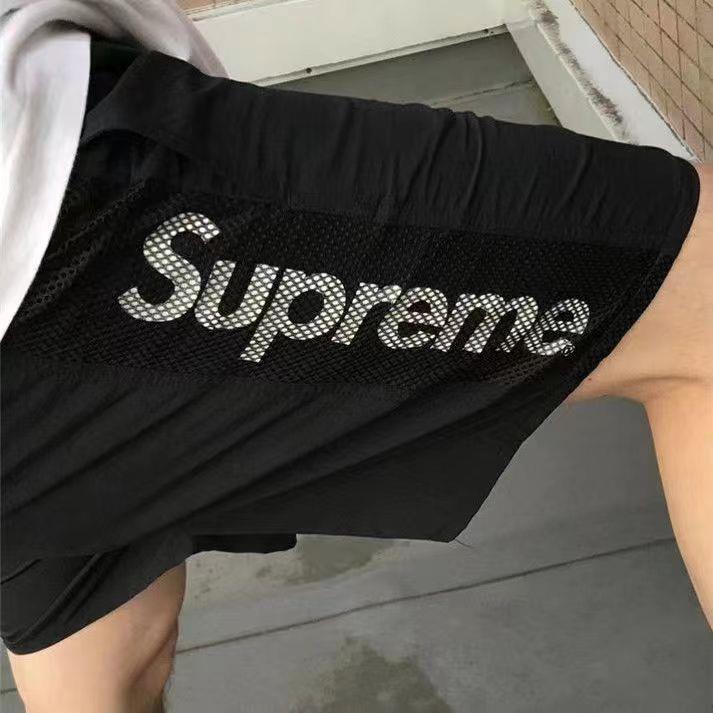 Supreme MESH Panel Water Short 休闲短裤黑色